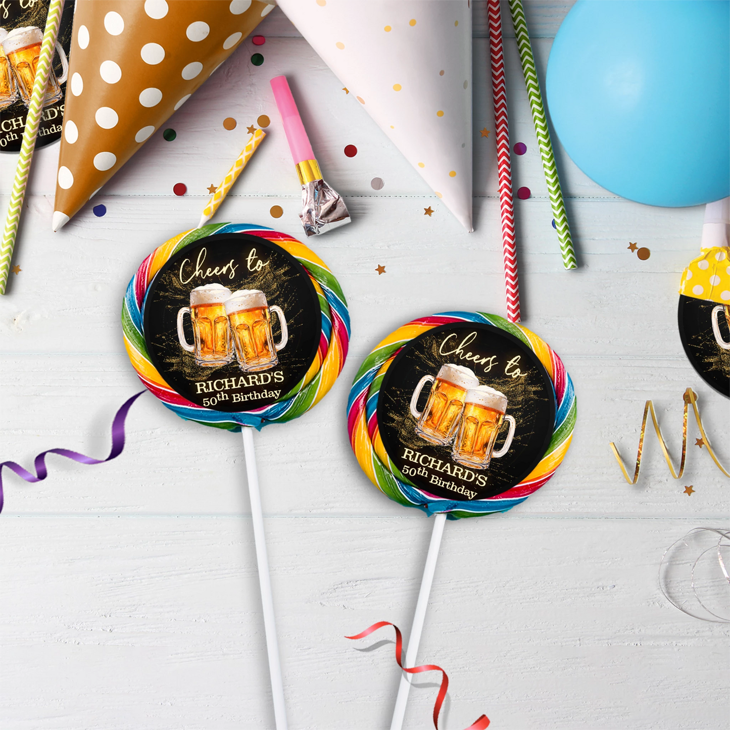 Beer Birthday Birthday Decorations, Adult Party Party Supplies, Mens Birthday Themed, 50th Birthday Digital Template, Editable Beer Adult Birthday Image SVG PNG