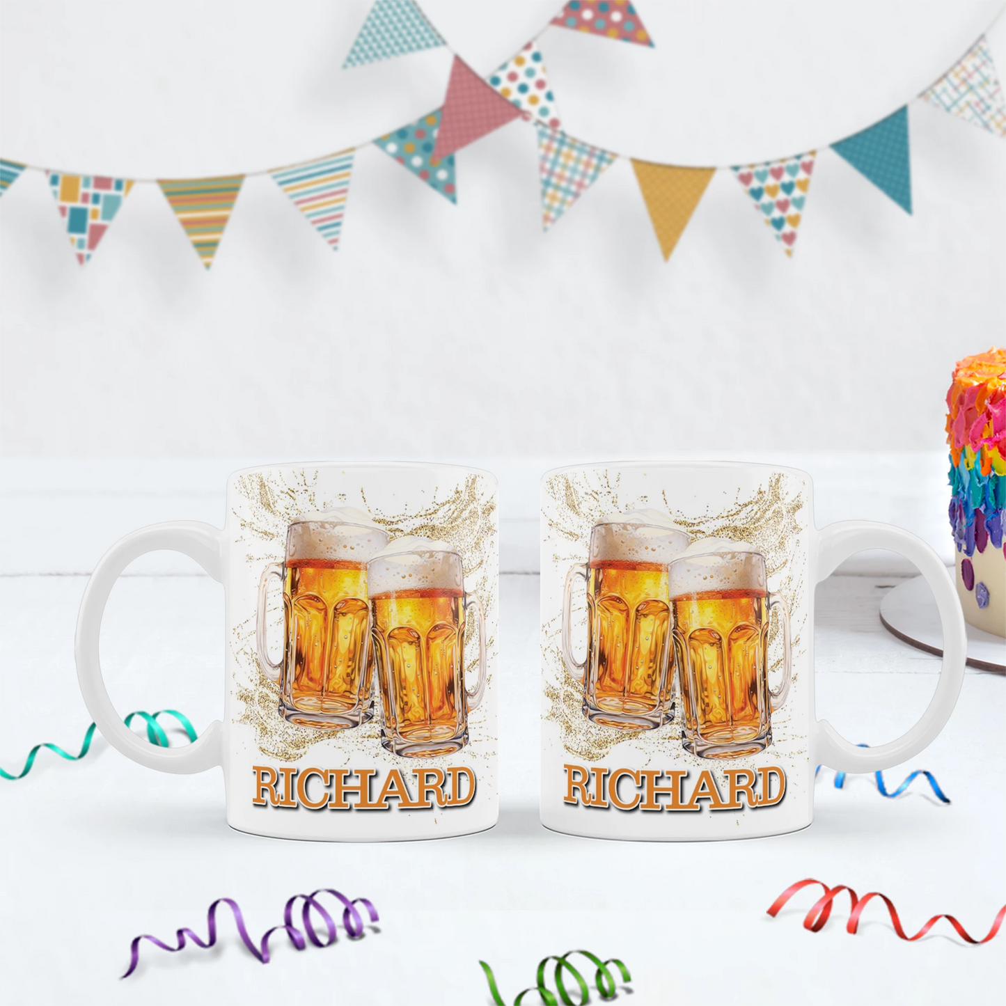 Beer Birthday Birthday Decorations, Adult Party Party Supplies, Mens Birthday Themed, 50th Birthday Digital Template, Editable Beer Adult Birthday Image SVG PNG