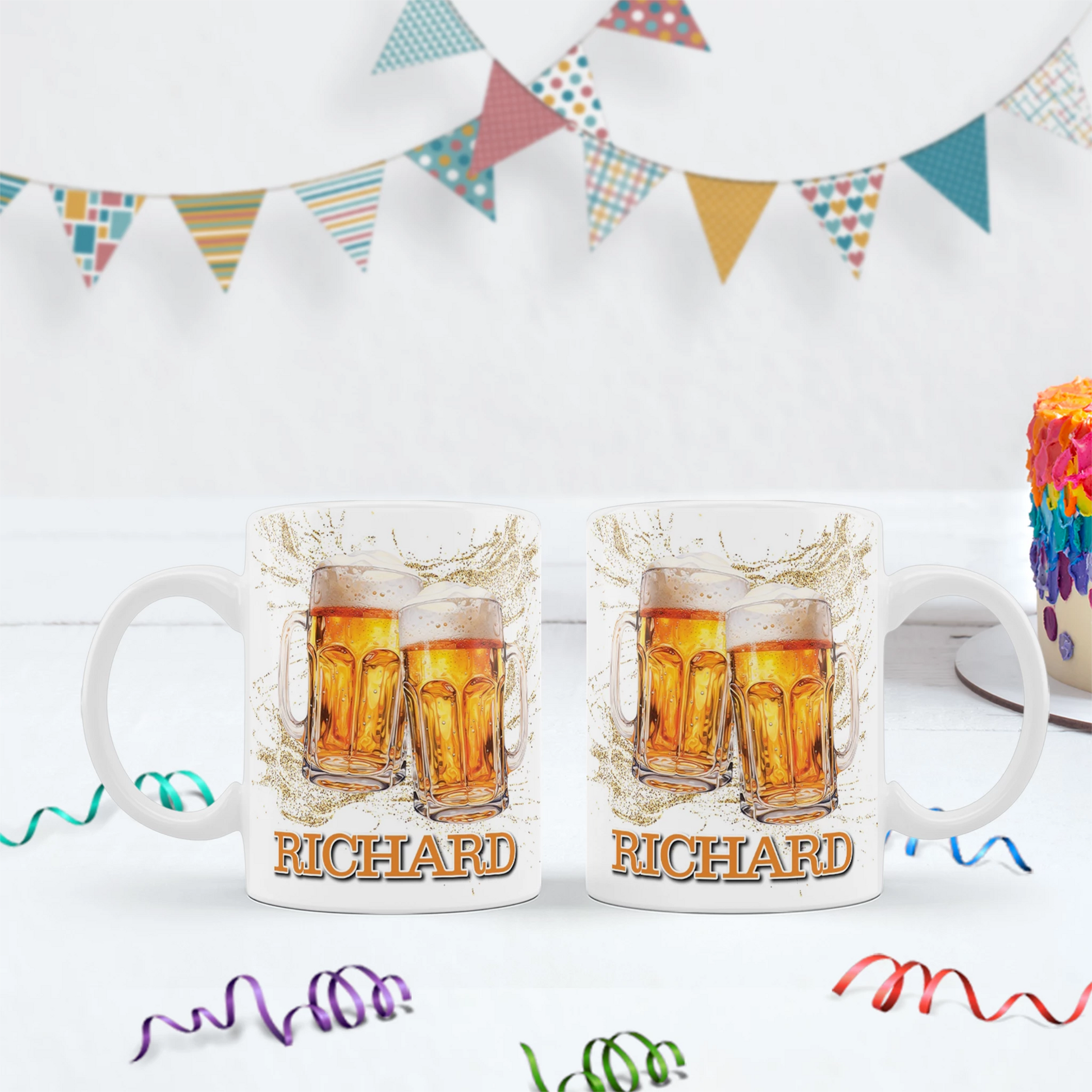 Beer Birthday Birthday Decorations, Adult Party Party Supplies, Mens Birthday Themed, 50th Birthday Digital Template, Editable Beer Adult Birthday Image SVG PNG