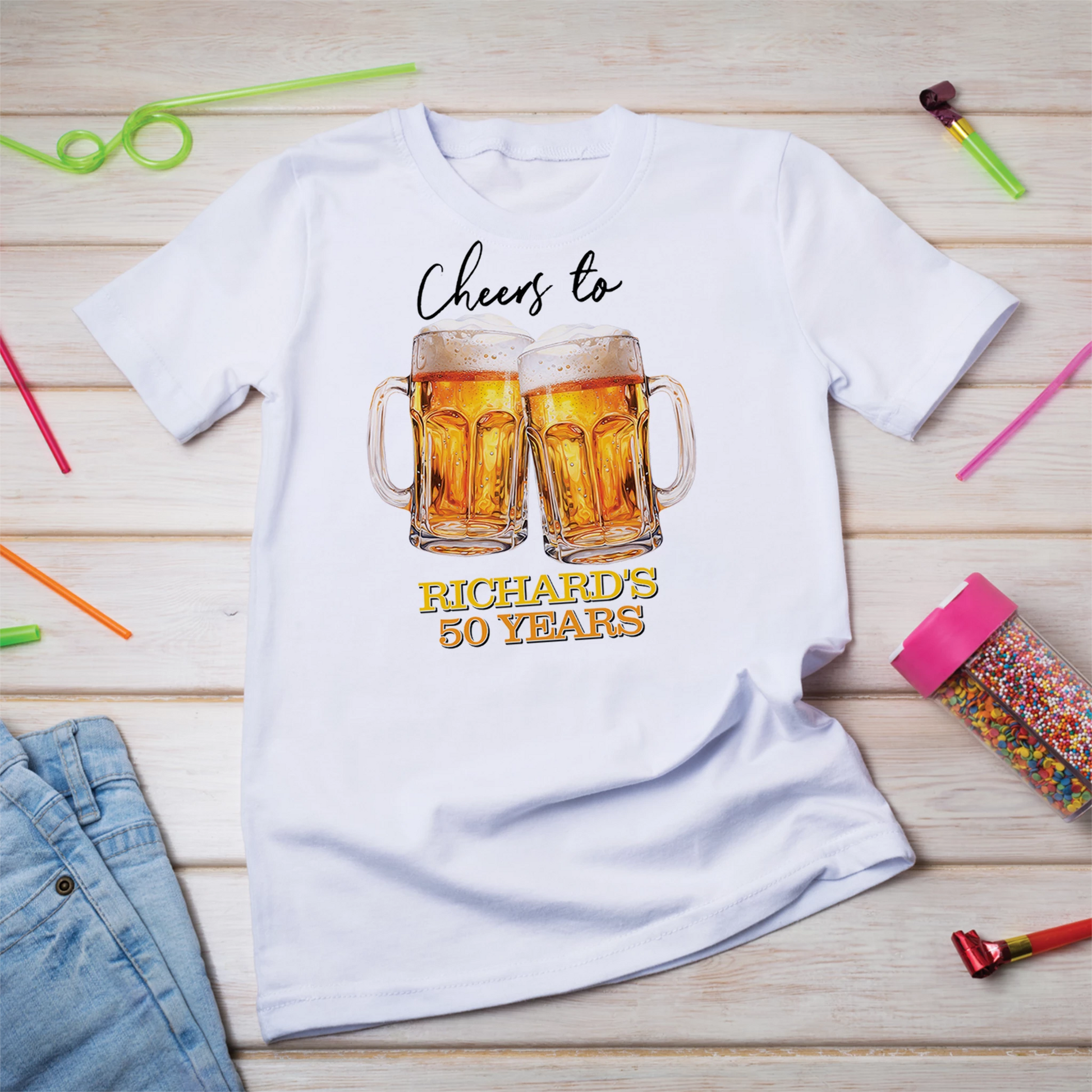 Beer Birthday Birthday Decorations, Adult Party Party Supplies, Mens Birthday Themed, 50th Birthday Digital Template, Editable Beer Adult Birthday Image SVG PNG