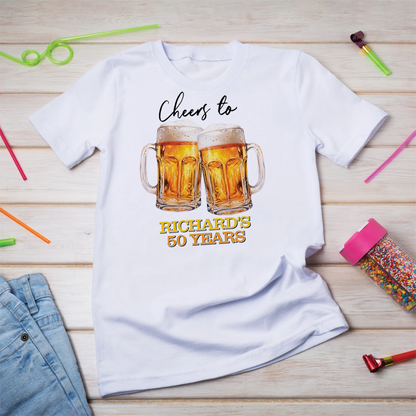 Beer Birthday Birthday Decorations, Adult Party Party Supplies, Mens Birthday Themed, 50th Birthday Digital Template, Editable Beer Adult Birthday Image SVG PNG