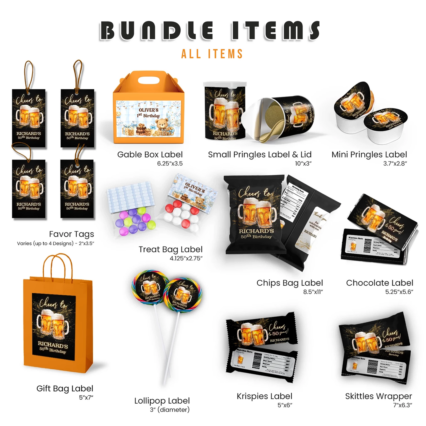 Beer Birthday Birthday Decorations, Adult Party Party Supplies, Mens Birthday Themed, 50th Birthday Digital Template, Editable Beer Adult Birthday Image SVG PNG