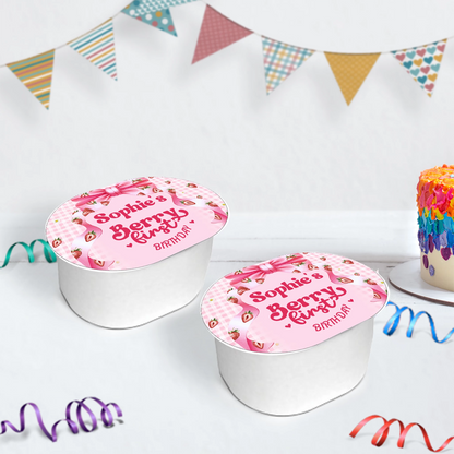 Strawberry Birthday Decorations, Girls Birthday Party Supplies, 1st Birthday Themed, Berry Digital Template, Editable Berry Strawberry Image SVG PNG