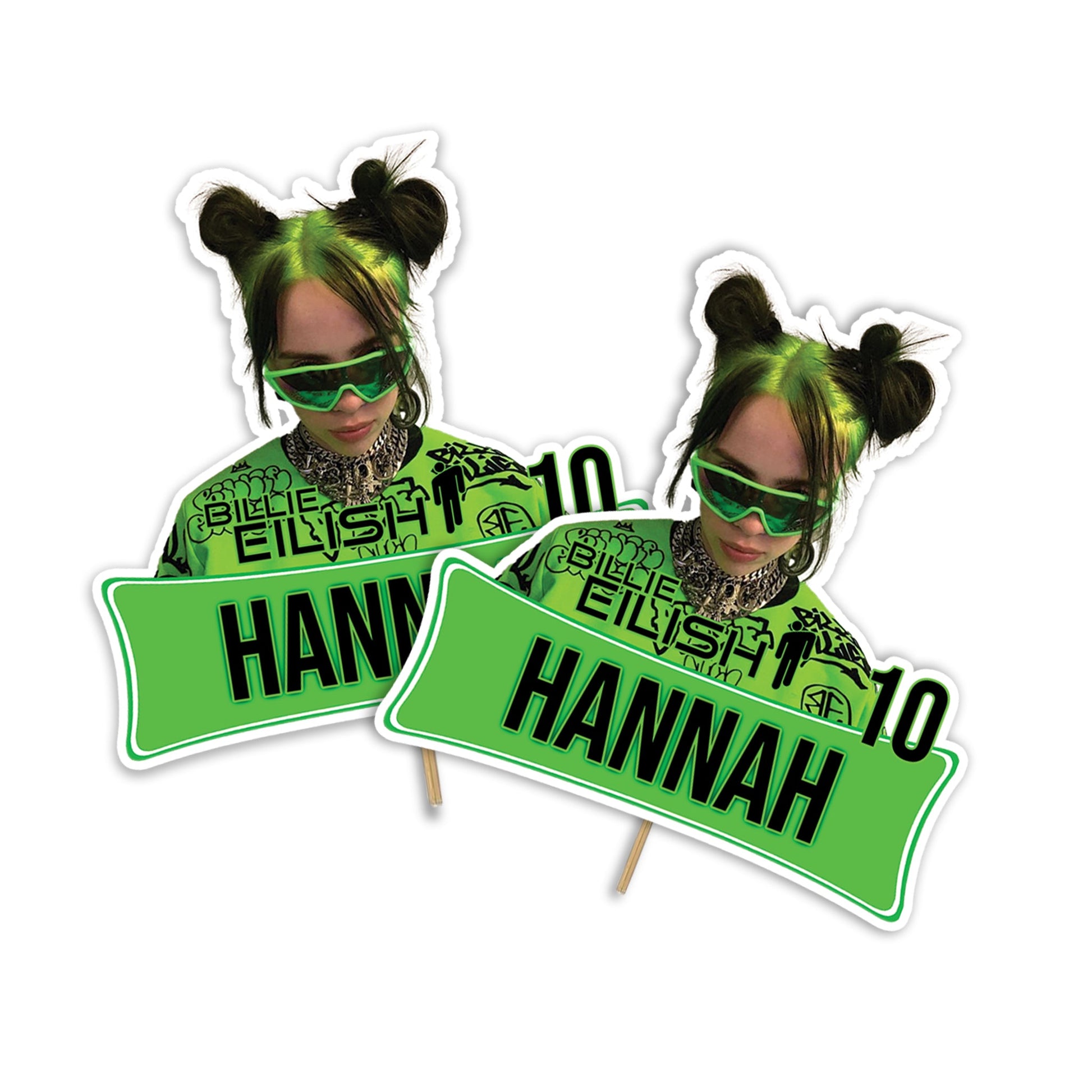 Billie Eilish Personalized Cake Toppers Custom Cake Decorations For billie-eilish-personalized-cake-toppers-custom-cake-decorations-for