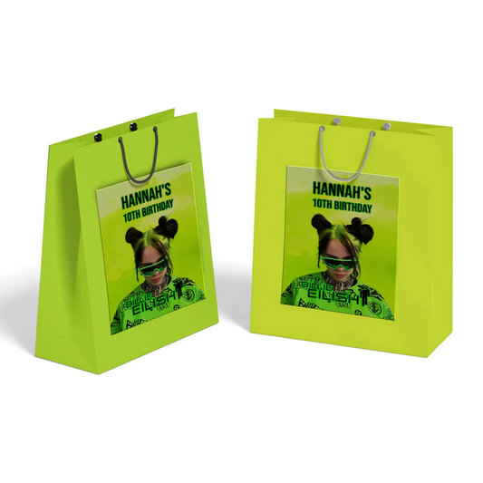 Billie Eilish Goody Bag Label