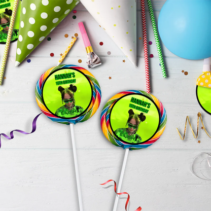 Billie Eilish Birthday Decorations, Billie Eilish Party Supplies, The Avocados Themed, Billie Eilish Fans Digital Template, Editable Billie Eilish Image SVG PNG