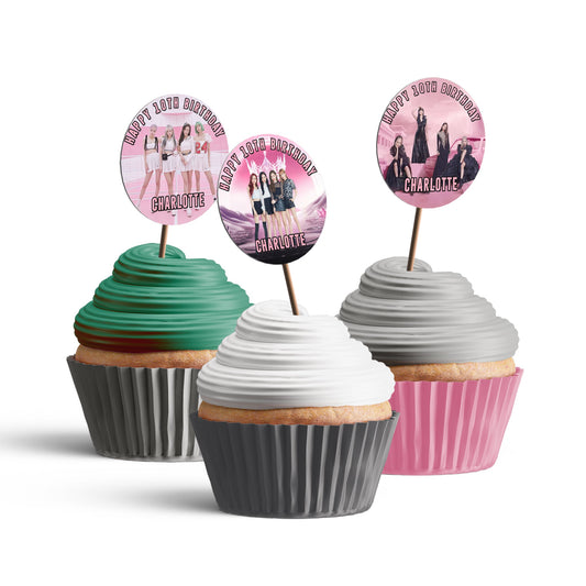 BlackPink Personalized Cupcakes Toppers