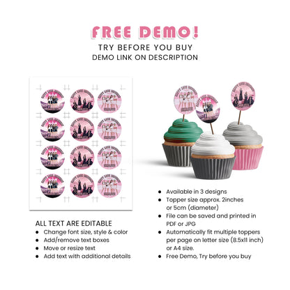 BlackPink Personalized Cupcakes Toppers - Custom BlackPink Cupcake Toppers for Parties & Celebrations