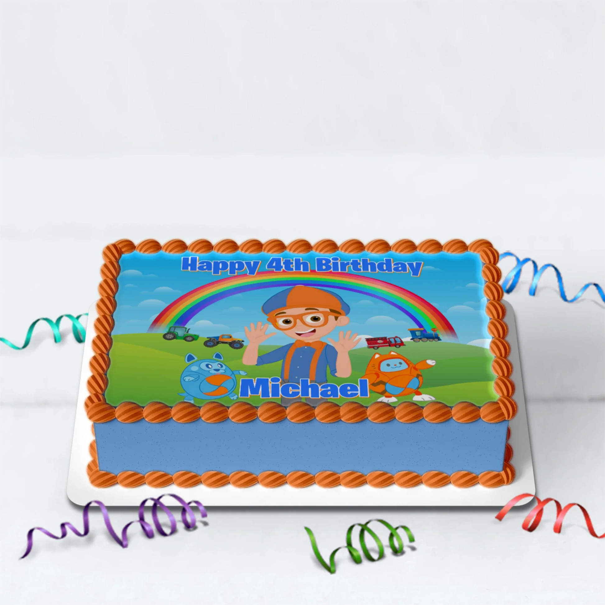 Educational theme Birthday Decorations, Blippi Party Supplies, Blippi Themed, TV Series Digital Template, Editable Blippi Image SVG PNG