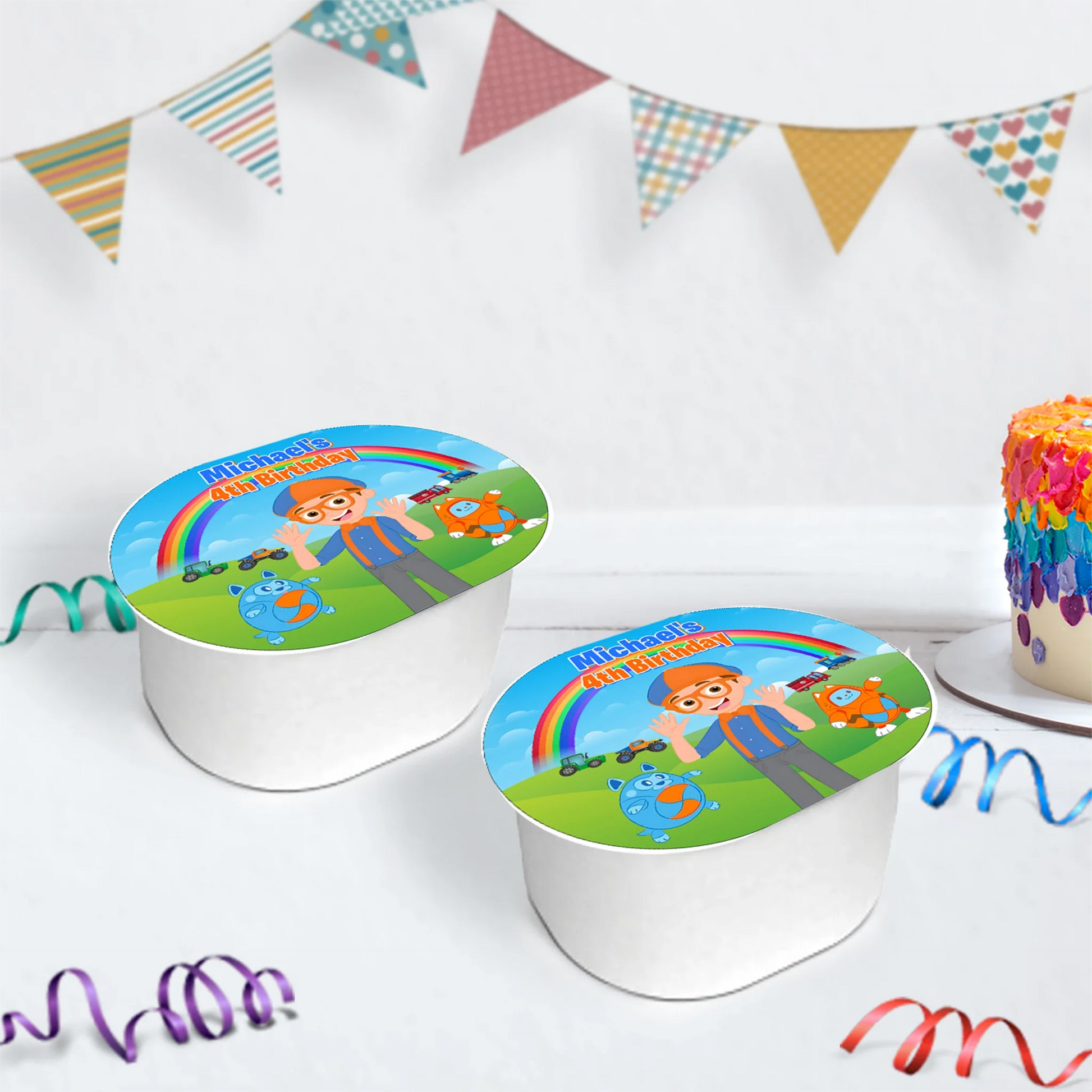 Educational theme Birthday Decorations, Blippi Party Supplies, Blippi Themed, TV Series Digital Template, Editable Blippi Image SVG PNG