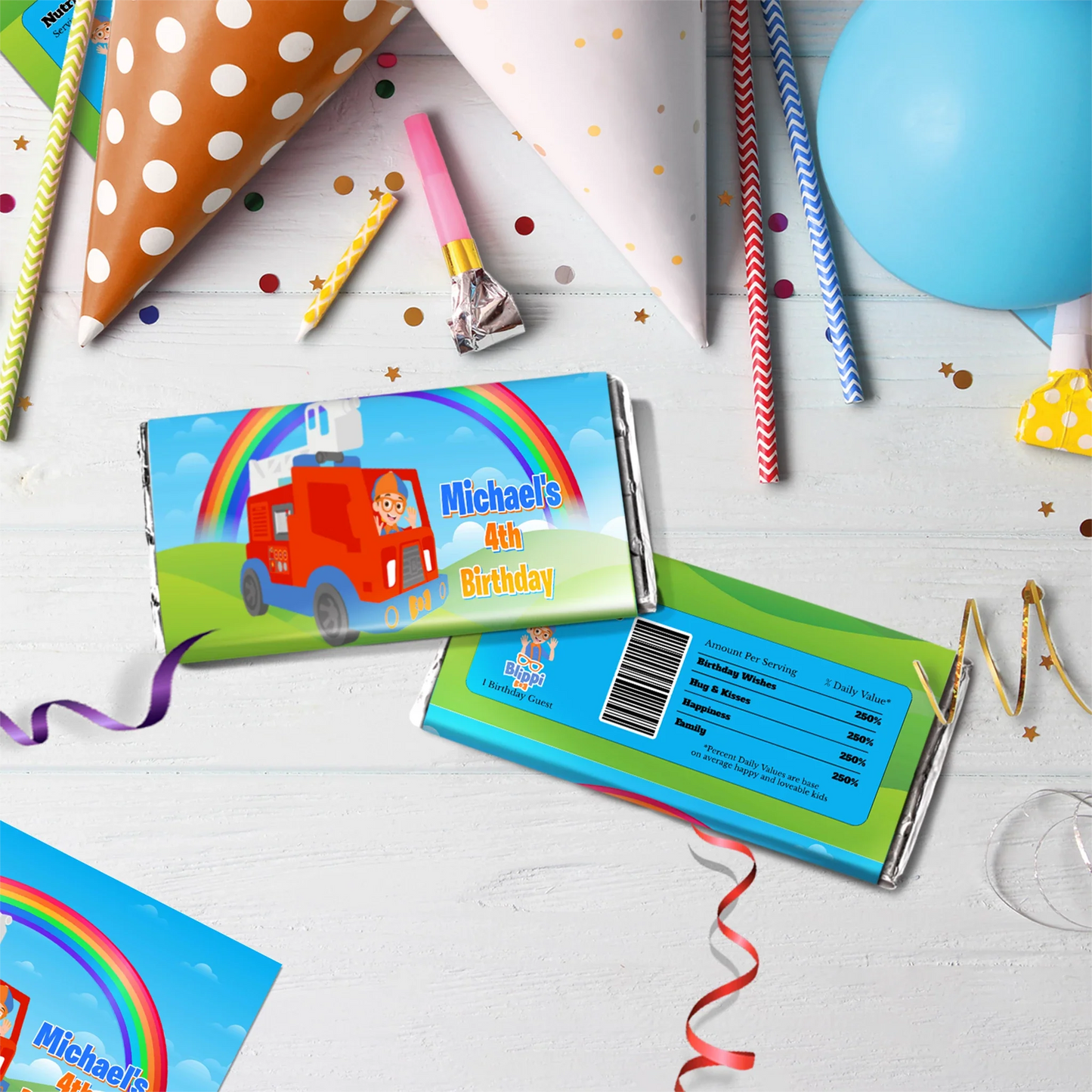 Educational theme Birthday Decorations, Blippi Party Supplies, Blippi Themed, TV Series Digital Template, Editable Blippi Image SVG PNG
