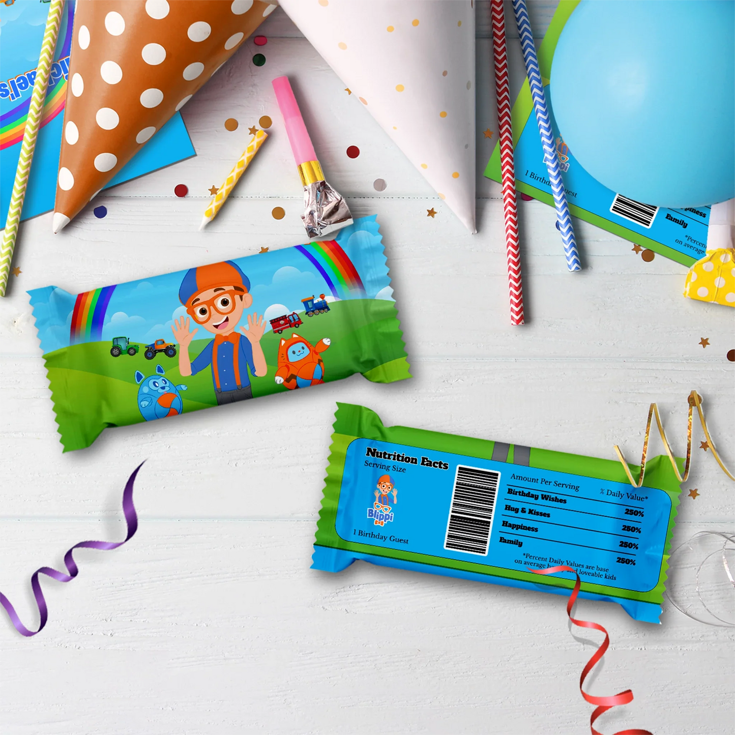 Educational theme Birthday Decorations, Blippi Party Supplies, Blippi Themed, TV Series Digital Template, Editable Blippi Image SVG PNG