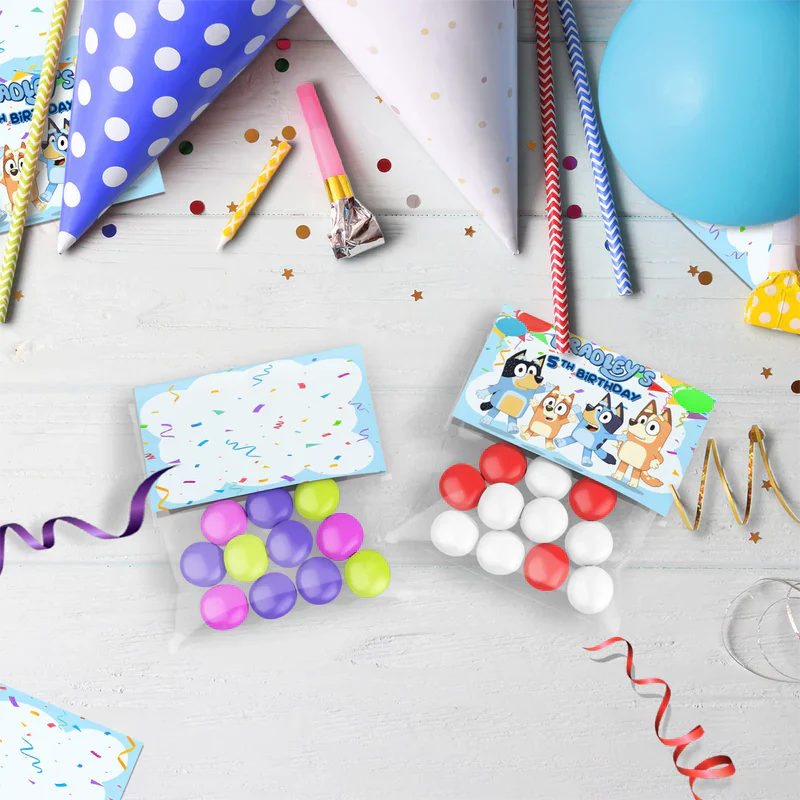 Bluey Birthday Decorations, Bluey and Bingo Party Supplies, Bluey Themed, Bluey Digital Template, Editable Bluey Image SVG PNG