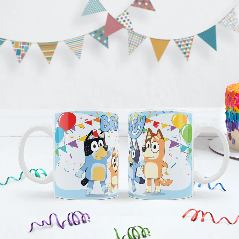 Bluey Birthday Decorations, Bluey and Bingo Party Supplies, Bluey Themed, Bluey Digital Template, Editable Bluey Image SVG PNG