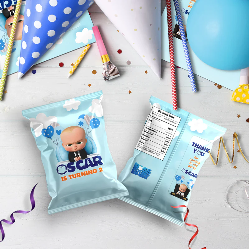The Boss Baby Birthday Decorations, The Boss Baby Party Supplies, The Boss Baby Themed, The Boss Baby Digital Template, Editable The Boss Baby Image SVG PNG