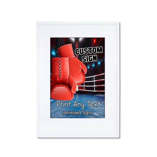 Custom Boxing Sign