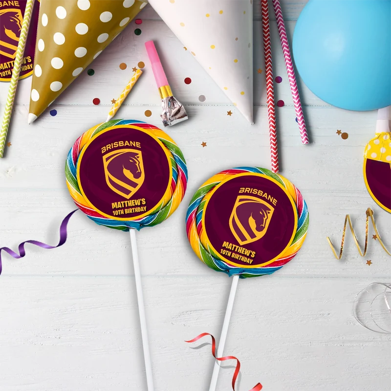 Broncos Birthday Decorations, NRL Broncos Party Supplies, Brisbane Themed, Broncos Digital Template, Editable Brisbane Broncos Image SVG PNG