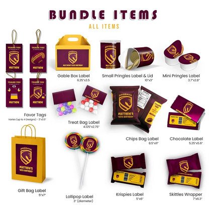 Broncos Birthday Decorations, NRL Broncos Party Supplies, Brisbane Themed, Broncos Digital Template, Editable Brisbane Broncos Image SVG PNG