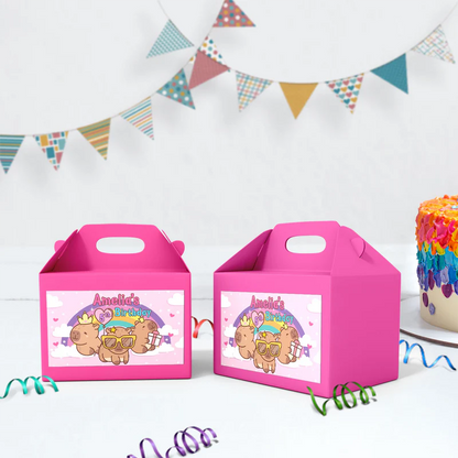 Capybara Birthday Decorations, capybara pets Party Supplies, tropical vibes Themed, Capybara Digital Template, Editable Capybara Image SVG PNG