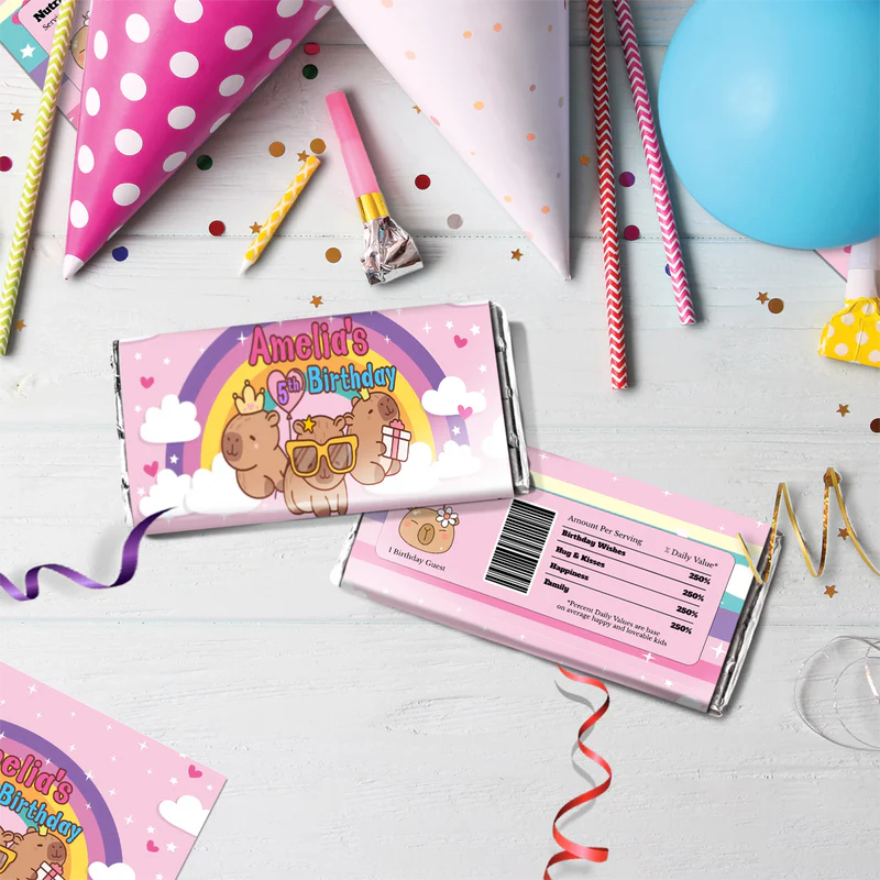Capybara Birthday Decorations, capybara pets Party Supplies, tropical vibes Themed, Capybara Digital Template, Editable Capybara Image SVG PNG