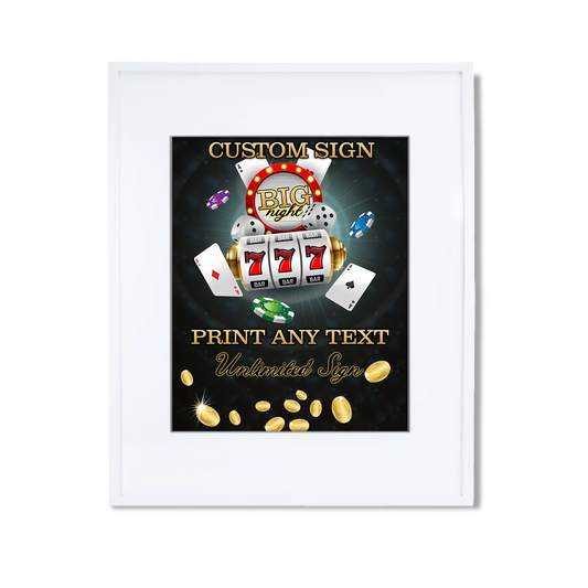 Casino Custom Sign