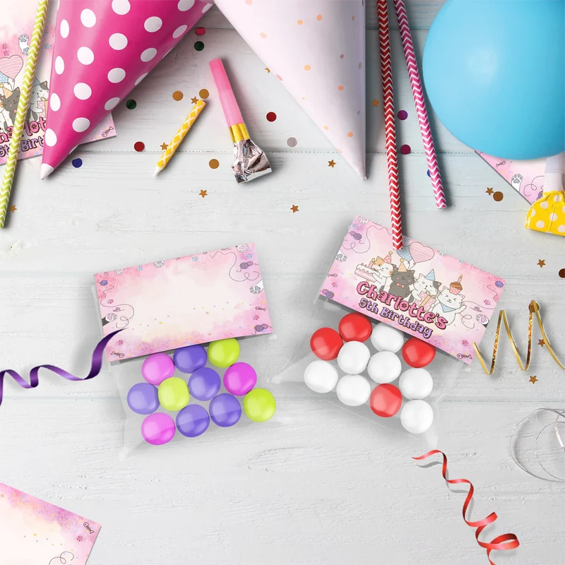 Cool Cats & Kittens Birthday Decorations, Cute Cat Party Supplies, Cat Lover Themed, Kitten Digital Template, Editable Cats & Kittens Image SVG PNG