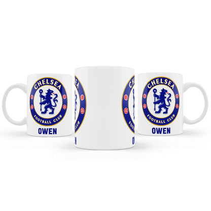 Sublimation mug with Chelsea FC theme