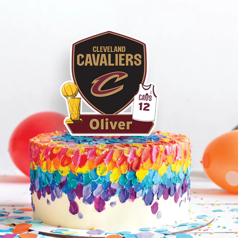 Cleveland Basketball Birthday Decorations, The Cavs Party Supplies, NBA Basketball Team Themed, Cleveland Cavaliers Digital Template, Editable Cleveland Cavaliers Image SVG PNG