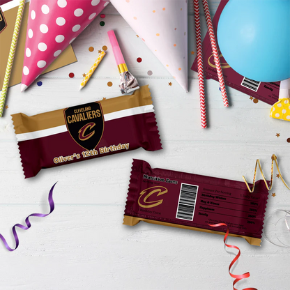 Cleveland Basketball Birthday Decorations, The Cavs Party Supplies, NBA Basketball Team Themed, Cleveland Cavaliers Digital Template, Editable Cleveland Cavaliers Image SVG PNG