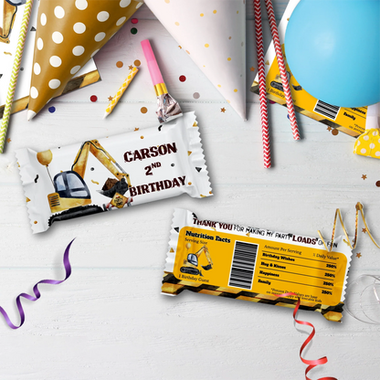 Construction Birthday Decorations, Engineer Birthday Party Supplies, Excavator Themed, Digger Digital Template, Editable Construction Image SVG PNG