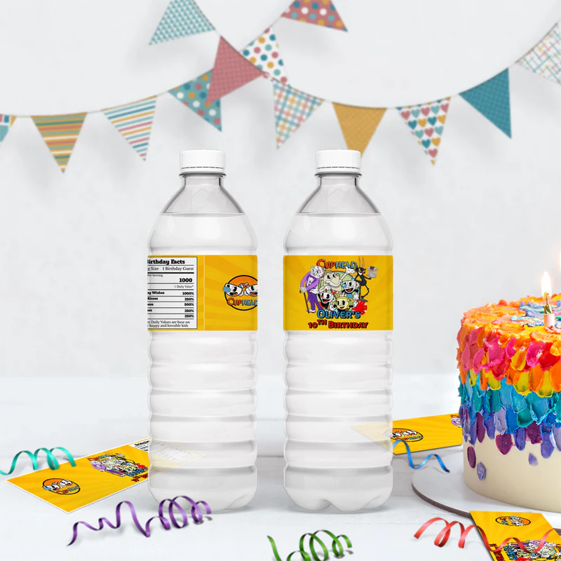 cuphead Birthday Decorations, netflix Party Supplies, cuphead games Themed, cuphead Digital Template, Editable CUPHEAD Image SVG PNG
