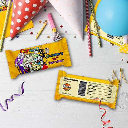 cuphead Birthday Decorations, netflix Party Supplies, cuphead games Themed, cuphead Digital Template, Editable CUPHEAD Image SVG PNG