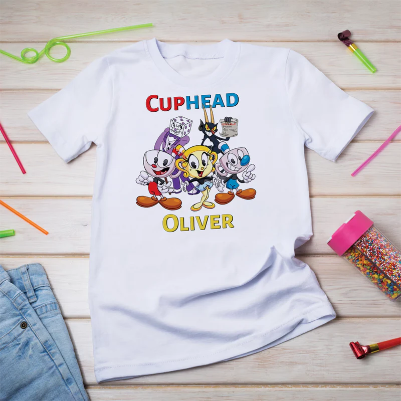 cuphead Birthday Decorations, netflix Party Supplies, cuphead games Themed, cuphead Digital Template, Editable CUPHEAD Image SVG PNG