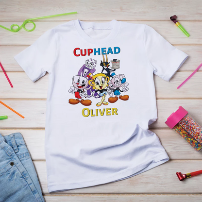 cuphead Birthday Decorations, netflix Party Supplies, cuphead games Themed, cuphead Digital Template, Editable CUPHEAD Image SVG PNG