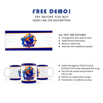 Sip in Style: Nerf Sublimation Mug for Cozy Mornings