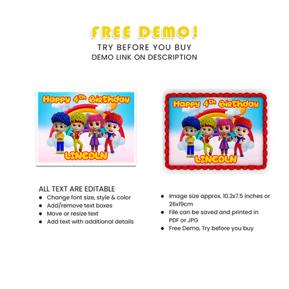 Best D Billions Personalized Icing Sheet Cake Topper Images
