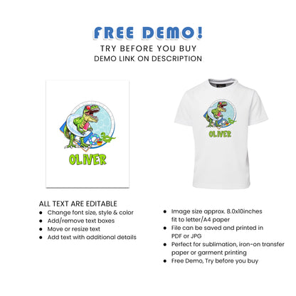 Dinosaur T-Shirts - Wear the Adventure with Personalized Designs