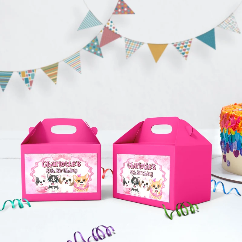Dog Birthday Decorations, Puppy Party Supplies, Pawty Themed, Paw Digital Template, Editable Puppy & Dog Image SVG PNG