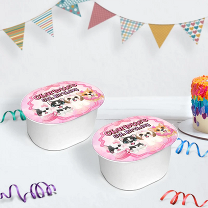 Dog Birthday Decorations, Puppy Party Supplies, Pawty Themed, Paw Digital Template, Editable Puppy & Dog Image SVG PNG