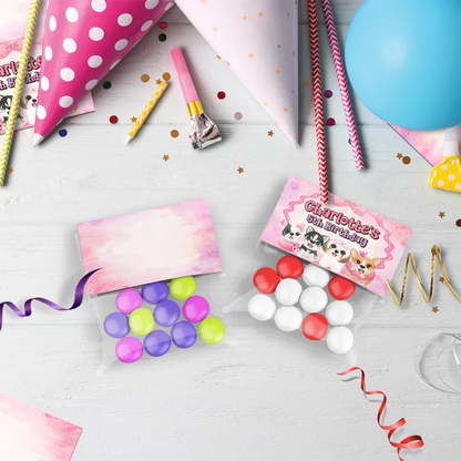 Dog Birthday Decorations, Puppy Party Supplies, Pawty Themed, Paw Digital Template, Editable Puppy & Dog Image SVG PNG