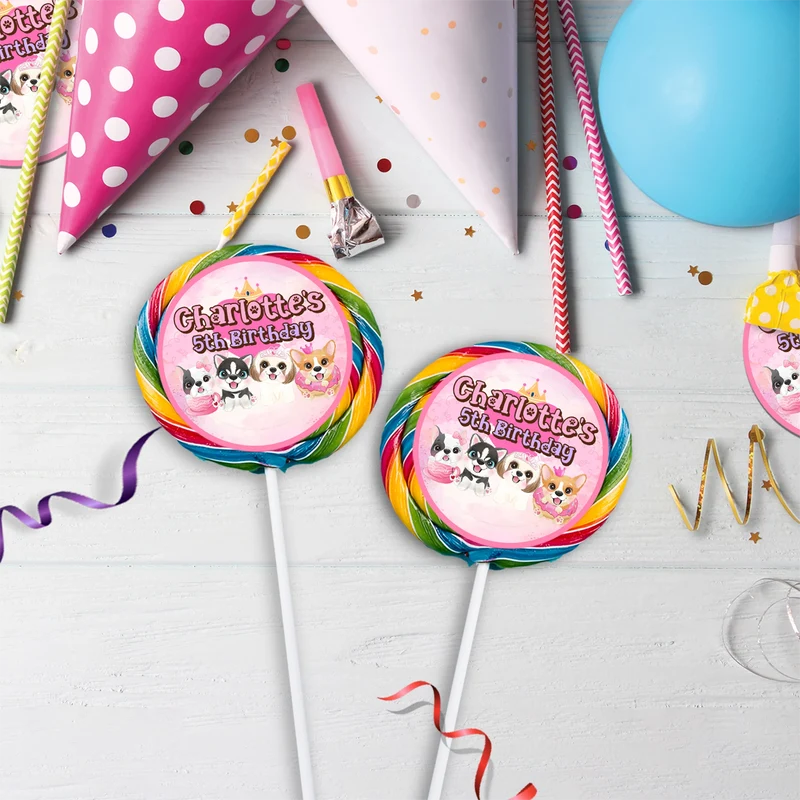 Dog Birthday Decorations, Puppy Party Supplies, Pawty Themed, Paw Digital Template, Editable Puppy & Dog Image SVG PNG