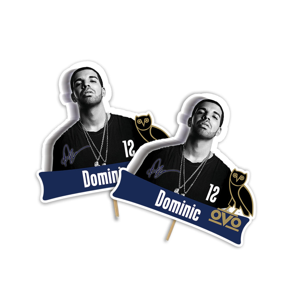 Drake Custom Drake Personalized Cake Toppers - Unique Custom Cake Toppers for Drake ...