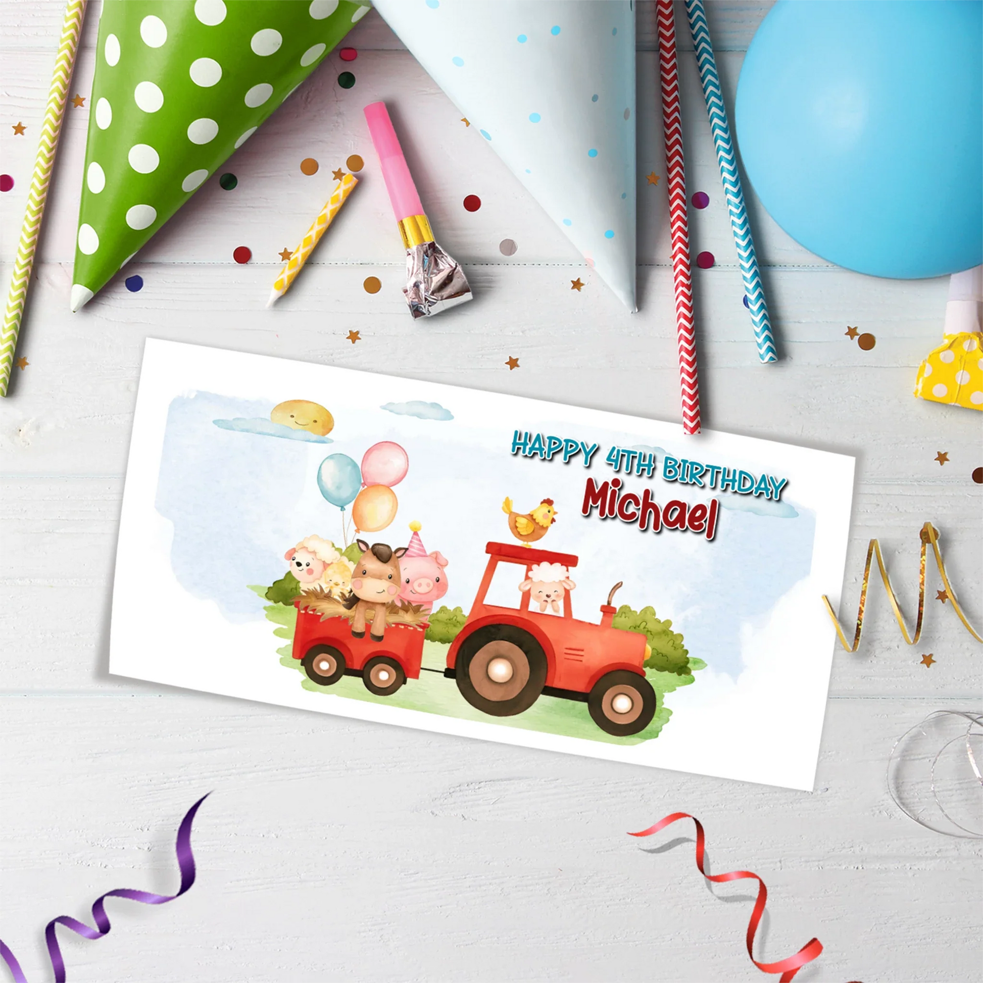 1st Birthday Birthday Decorations, Tracktor Party Supplies, Farm Animals Themed, Barn Yard Theme Digital Template, Editable Farm Animals Theme Image SVG PNG