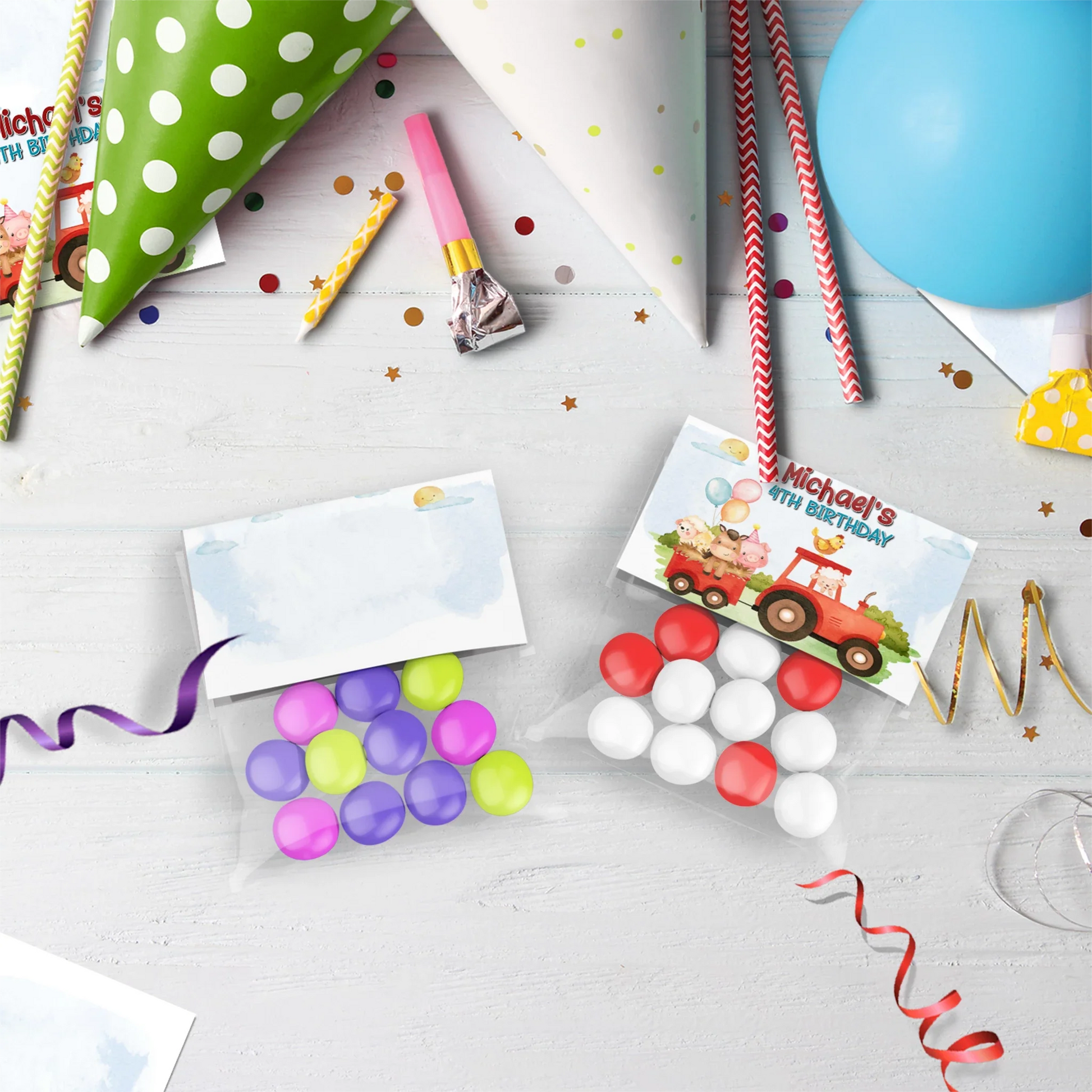 1st Birthday Birthday Decorations, Tracktor Party Supplies, Farm Animals Themed, Barn Yard Theme Digital Template, Editable Farm Animals Theme Image SVG PNG