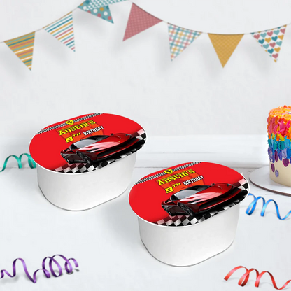 Ferrari Birthday Decorations, Red Ferrari Party Supplies, Sport Car Themed, Ferrari F1 Digital Template, Editable Ferrari Image SVG PNG