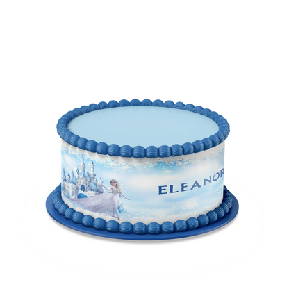 Frozen Personalized Edible Cake Strips