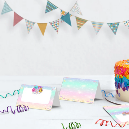 Mystery Box Birthday Decorations, Squishy Toy Party Supplies, Glitter Dumpling Themed, Viral kids toy Digital Template, Editable Glitter Dumpling Image SVG PNG