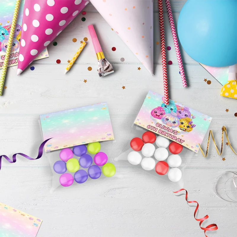 Mystery Box Birthday Decorations, Squishy Toy Party Supplies, Glitter Dumpling Themed, Viral kids toy Digital Template, Editable Glitter Dumpling Image SVG PNG