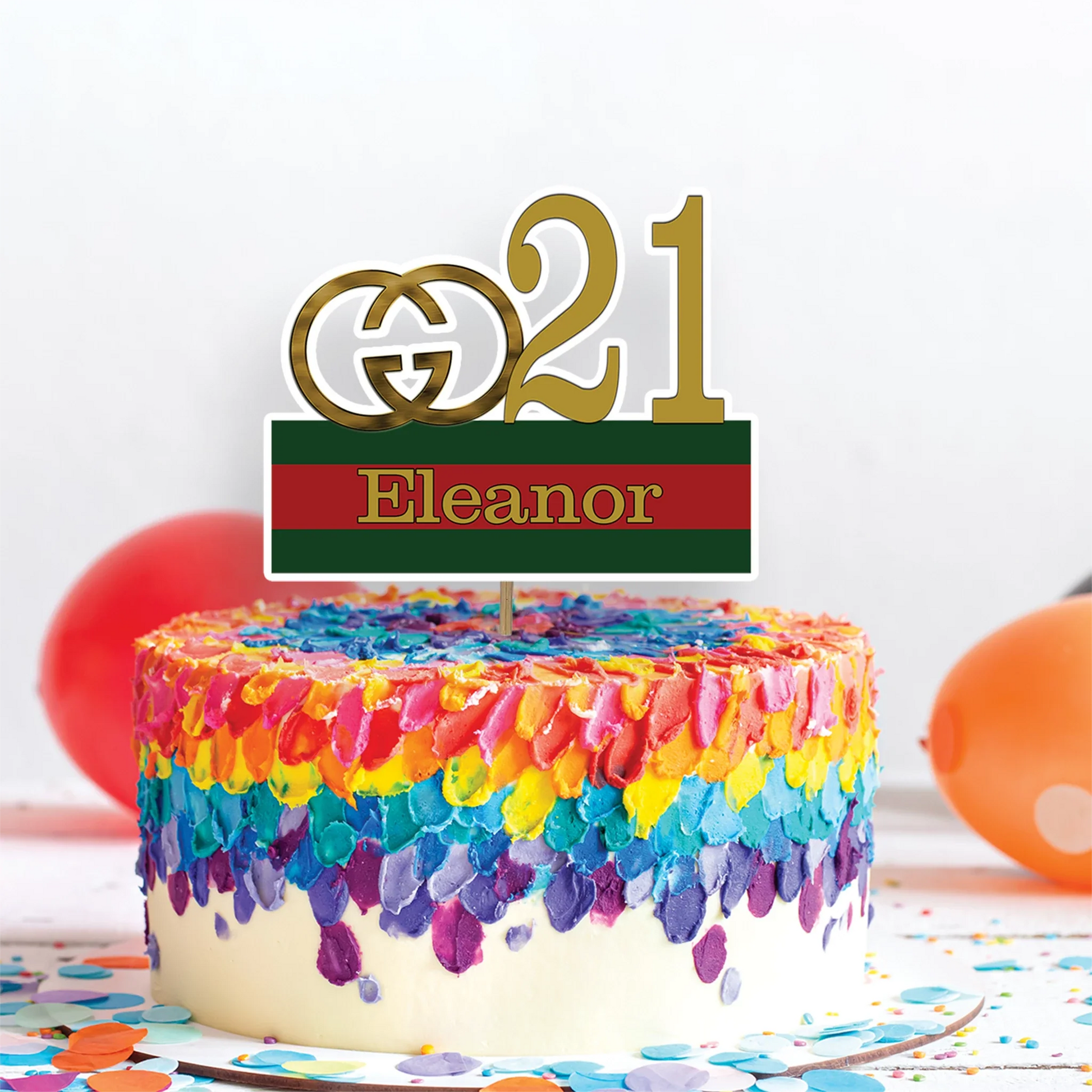 Gucci Inspired Birthday Decorations, Gucci Inspired Party Supplies, Gucci Inspired Themed, Gucci Style Inspired Digital Template, Editable Gucci Inspired Image SVG PNG