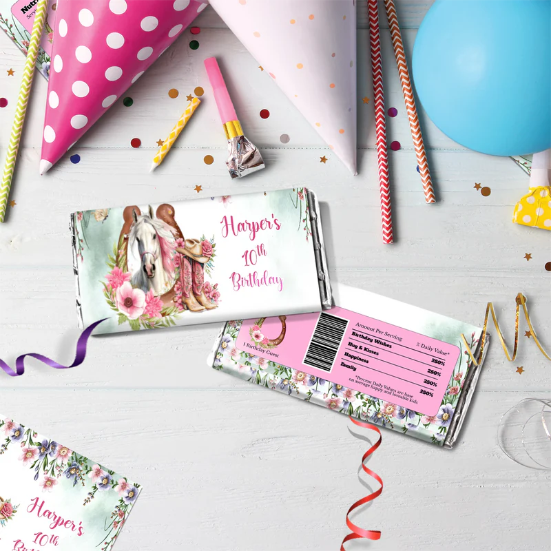 Horse Birthday Decorations, Cow girls Party Supplies, Horseshoe Themed, Horse Digital Template, Editable Horse Equestrian Image SVG PNG